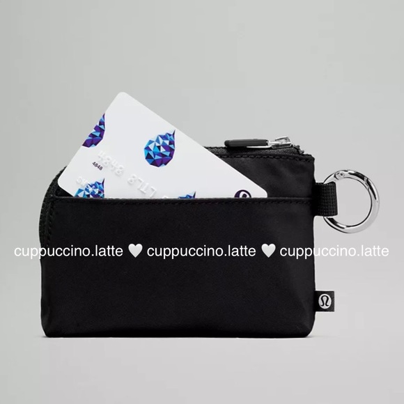 🖤NWT🖤Lululemon Athletica ‘Clippable Card Pouch’ Wallet in Black - Picture 2 of 12